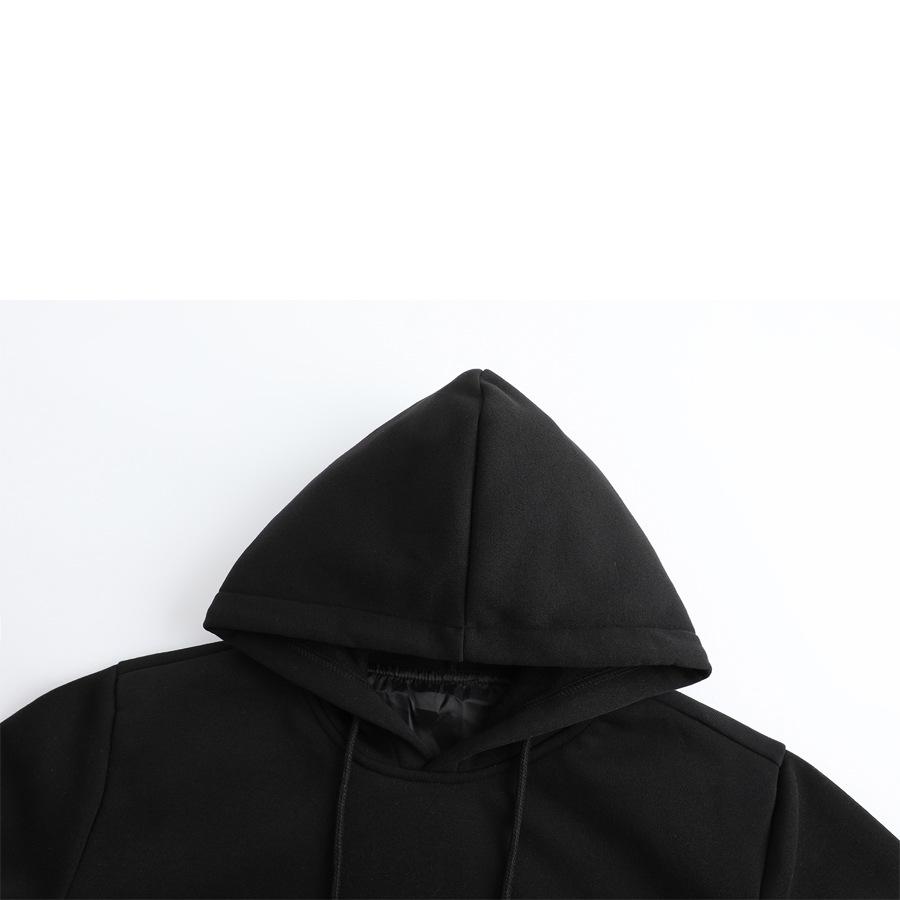 Men's Heated Plush Thick Hoodie - USB Electric, Warm Outdoor Casual Wear