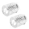 2 Pcs Bird Cage Candle Holder Vintage Exquisite Elegant Hollow Out Pattern Metal Candlestick for Party Decoration