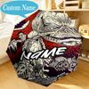 Custom Name Umbrella Halloween Horror Icons Umbrella 8-Frame for Travel, Camping, Casual Lightweight Portable, Essential for Family Gifts