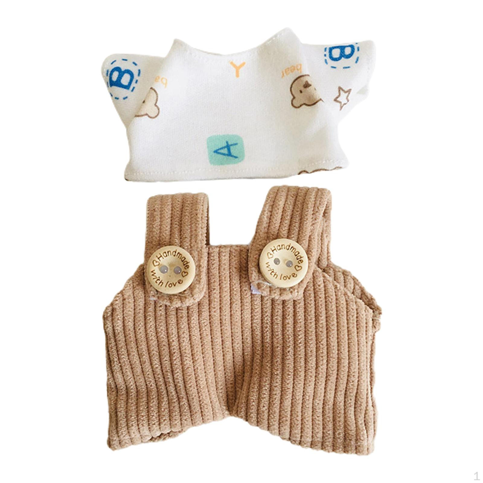 

6-дюймовый комплект одежды для кукол, варианты одежды для девочек в возрасте 5-10 лет коричневый