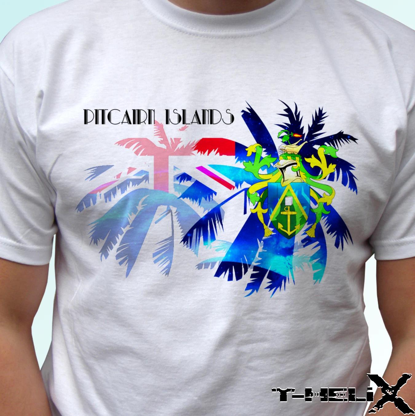 

Pitcairn Island flag - white kids boys T-Shirt top tee - s s kids & baby sizes 160