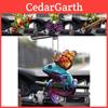 Playful Green Frog Car Charm Fun Acrylic Keyring Unique Home Decor Accessory