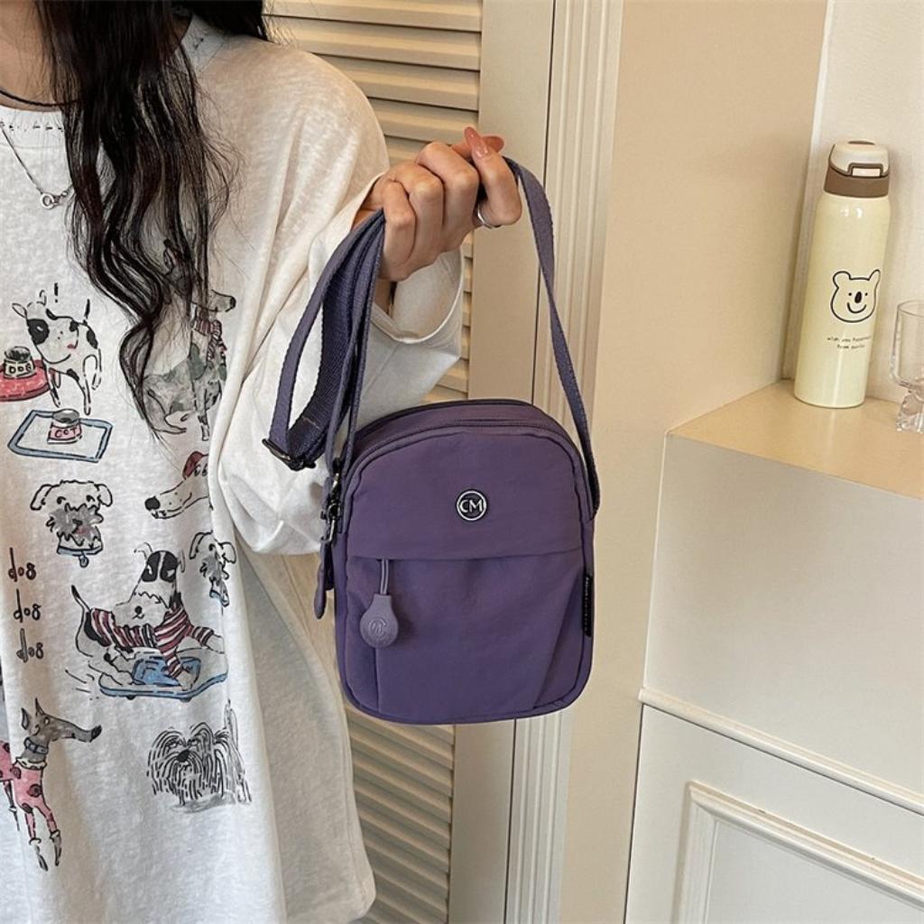 Xeie Thuk Crossbody Bag Women Nylon Multi Compartment Adjustable Strap Daily Commute