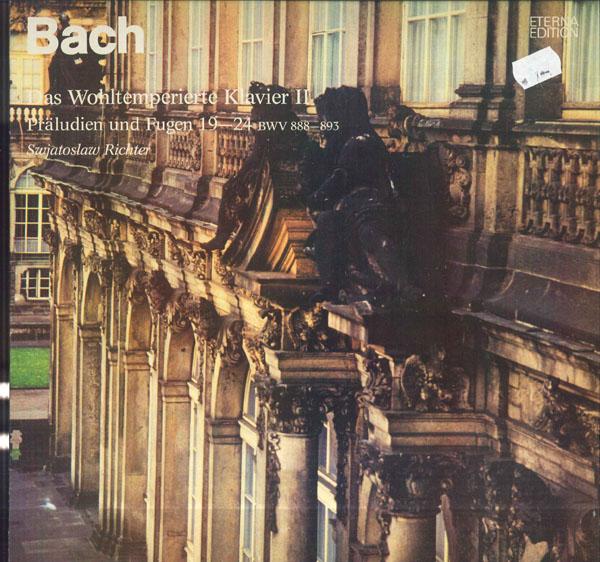 

LP Record SWJATOSLAW RICHTER J S Bach Das Wohltemperierte Klavie 826793 MELODIA ETERNA 1976 Germany Classical Used