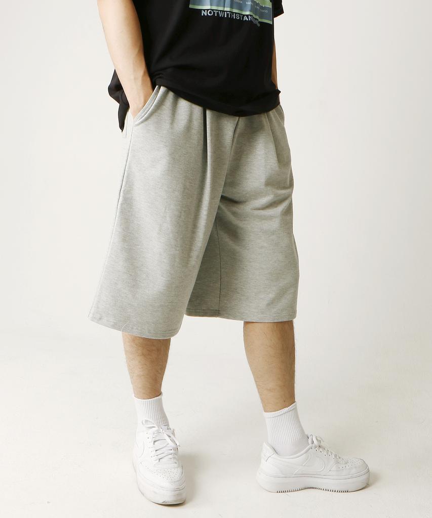 Naswideuseutaending Training Bermuda Wide One-Pleat 3/4 Pants