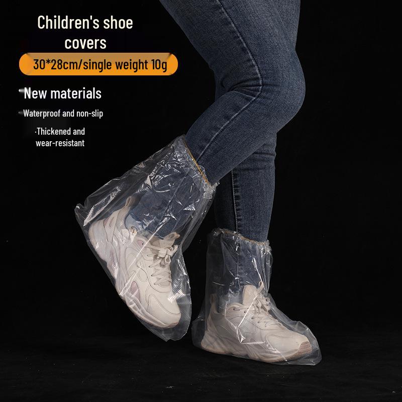 Thick Waterproof Non-Slip Disposable Shoe Covers: Durable Indoor Foot Film for Guests