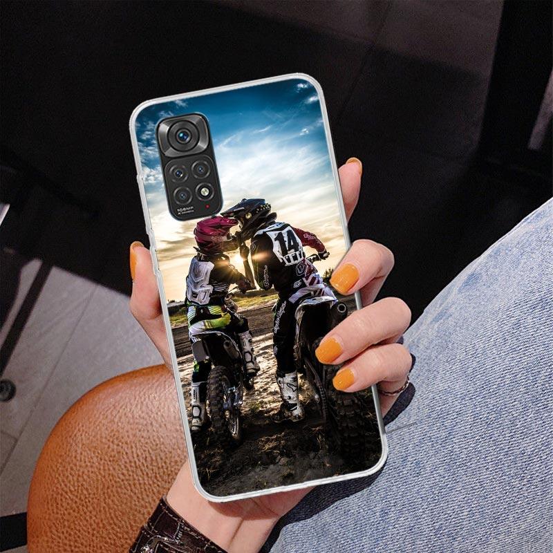 Motocross Motorcycle Dirt Bikes Phnoe Case for Phnoe Case for Xiaomi Redmi Note 15 14 14S 13 Pro Plus 12 12S 11S 11E 10S 10 11T