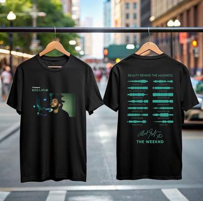 The Weeknd XO Logo T-shirt Unisex S-3XL Prezent Dla Fana RandB i Popu, Koszulka Muzyczna z Albumu