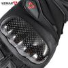 VEMAR Summer New Motorcycle Gloves Hard Knuckle Cycling MTB Racing Riding Men Women Moto Glove Carbon Fiber Protective Gear