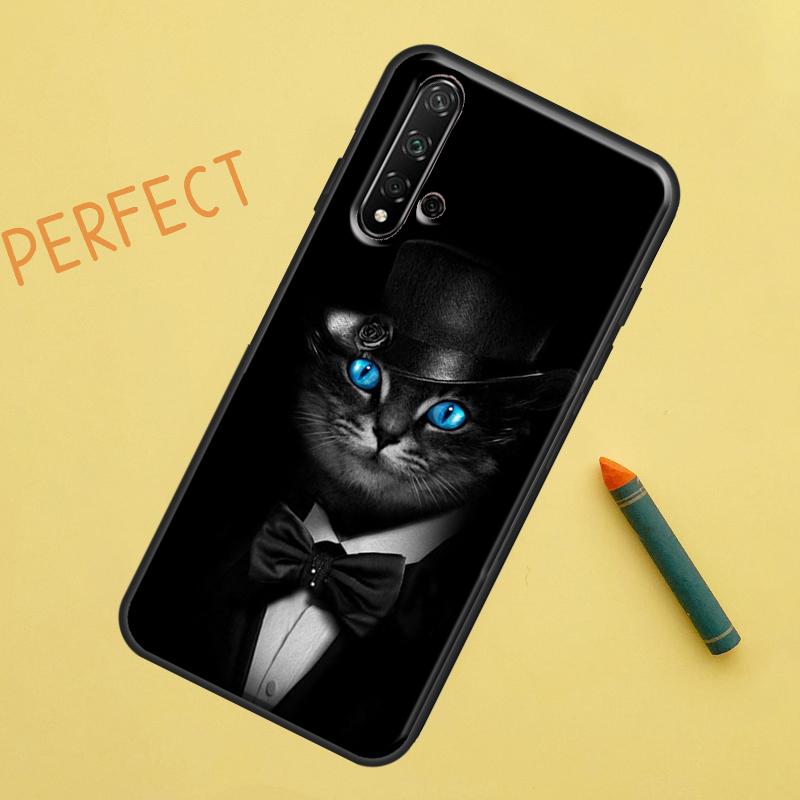 Man Suit Shirt Tie For Huawei Nova 8i 12i 11i 12s Y73 Y72 Y61 Y91 Y90 Y70 Y60 9 10 SE P30 P40 Lite P60 Pro Case