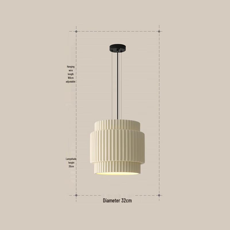 NuFeng Nordic Cream Style Pendant Lamp