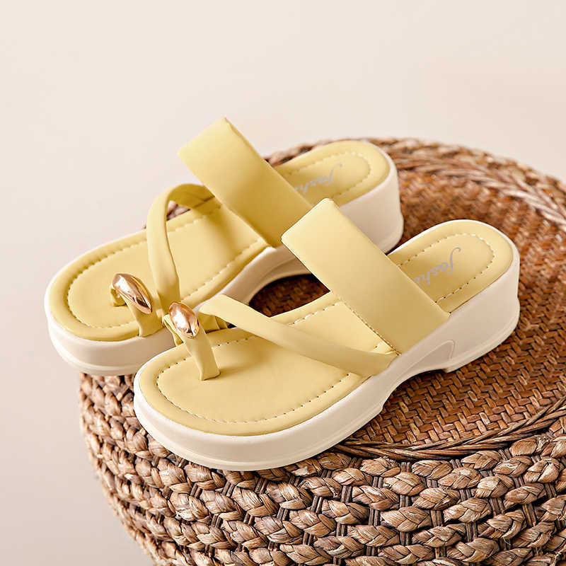 Fashion Sumer With Strap Women's Fitness Shoes Low Heel Sandals For Women Summer Slippers For Sneakers Sports Hand Made Teniz