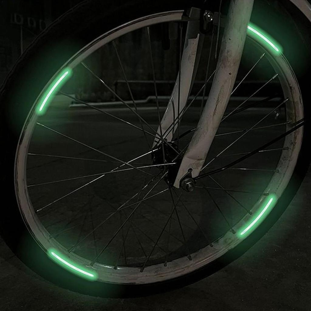 Car Wheel Stickers, Wheel Rim Decal Stripes | 20 Reflective Rim Strips Tire Warning