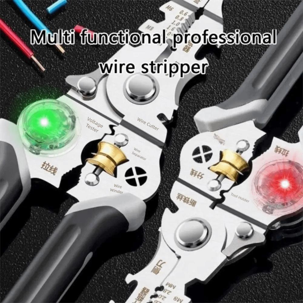 Non-slip Electricity Measurement Pliers Intelligent Wire Stripper Crimper  Appliance Repair