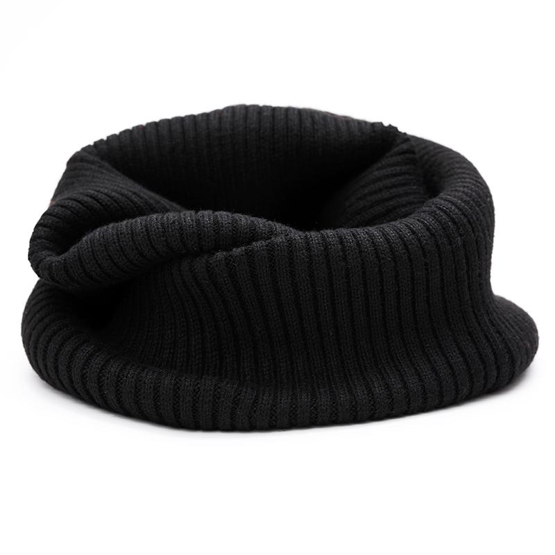 Neck Gaiter Thick Women Ribbed Knitted Tube Scarf Ring Wool Neck Warmer Cowl Collar Loop Snood Scarf Winter Outdoor Skiing Men