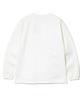 [go Slow Caravan] 332802 Super Heavy USA/C Dorayaki Kikuma Long Sleeve T-Shirt, White, Size L