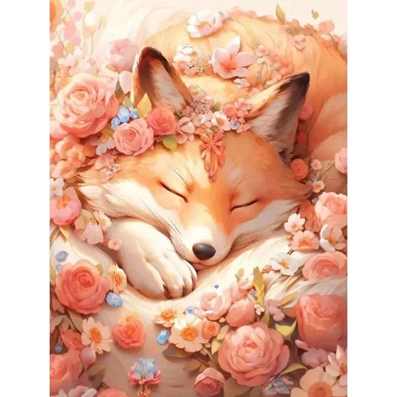 CHENISTORY Paint By Numbers For Adults Fox Handpainted DIY Picture By Number Animal Drawing On Canvas Home Decoration Gift