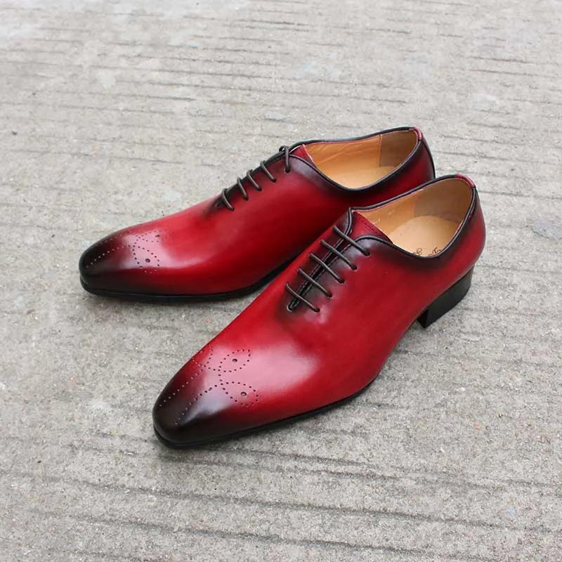 Vīriešu īstas ādas elegantas kurpes Zilas