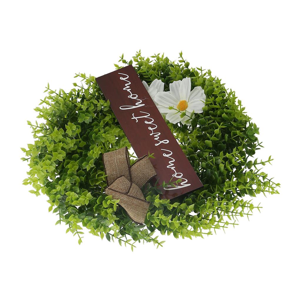 Front Door Garland Artificial Leaves Flower Wreath Decoration Festival Day Wall Decoration