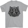 Mandala Art Tiger Men's 100% Cotton T-shirt-