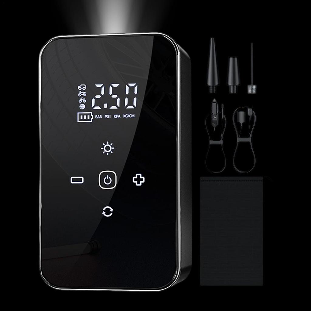Wireless Air Pump | Touch Screen Cordless Air Pump | Electric Tire Air Pump