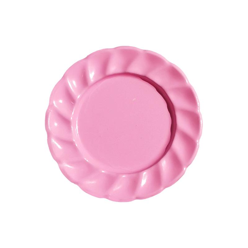 Nordic Style Miniature Candy Color Dollhouse Dining Plate Toy Ornament (D592)