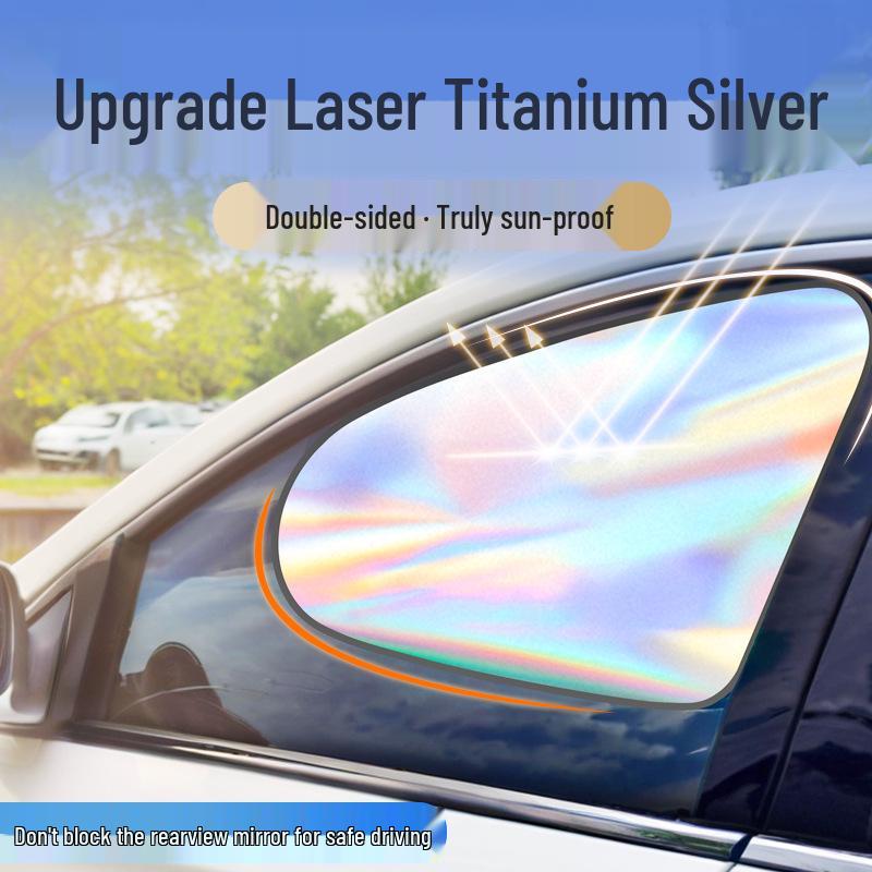 Car Sunshade & Privacy Blackout Stickers: Heat Insulation & Static Cling for Side Windows