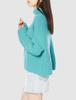 Nachhaltiger Strick-Rollkragenpullover Oversized Lockerer Schnitt A048720KCAC XS Blau 8DZ [Diesel] Damen