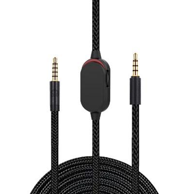 Durability 3.5mm Audios Cable for G433 G233 GPRO X Headphones Extension Cord Braide Nylon Design Reliable Connecting
