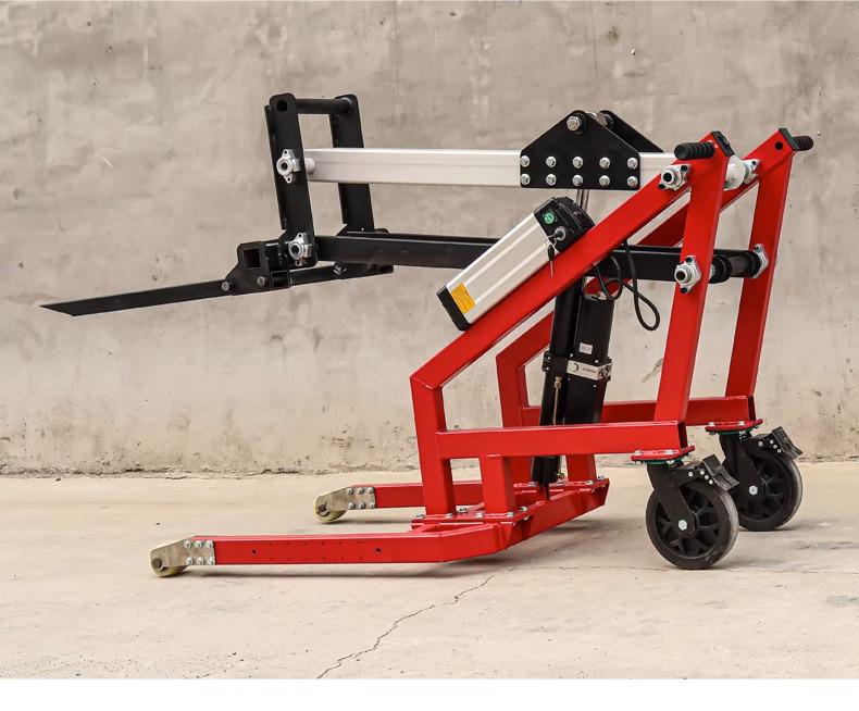 Compact Electric Forklift: Portable Articulated Hand Pallet Stacker for Loading & Unloading