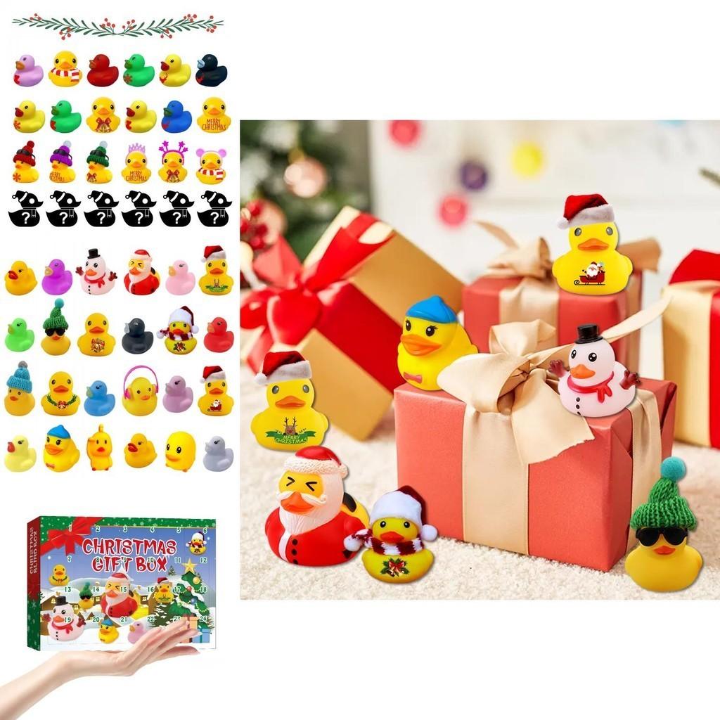 Unique Christmas Themed Rubber Ducks Advent Calendar For Kids