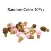 10Pcs Miniature Dollhouse Mini Ice-Cream Cones Model Mini House Pretend Play Food Doll Toy Accessories Dollhouse Photo Props