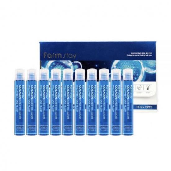 

FARM STAY Collagen Water Full Moist Treatment Hair Filler 13мл * 10 ШТ. 10 PCS*1