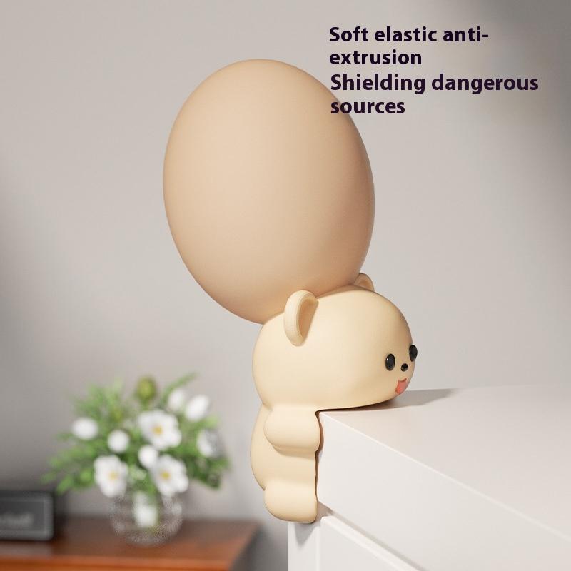 2 Pezzi Cartone Animato Carino Bambini PVC Morbido Anti-Collisione Angolo Protezione Sicurezza Angolo Tavolo Incollabile Set Di Protezione Sicurezza Bambini