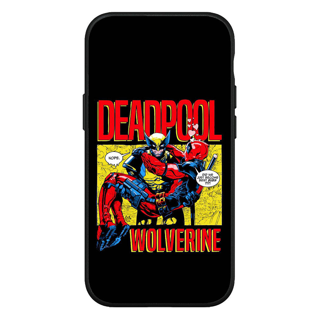 Cover for iPhone 17 16 15 Xiaomi Poco Redmi Note 14 13 12 11 Pro Max 9 16e Samsung Galaxy S25 S24 S23 OPPO Huawei Wolverine And Deadpool Phone Case