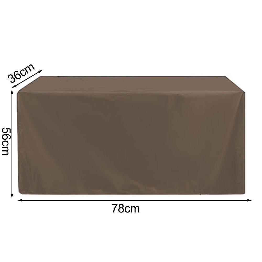 

Ткань Оксфорд 420D Чехол для газонокосилки-робота Легкий материал 78*56*36cm коричневый