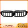 Car Front Bumper Kidney Racing Grille For BMW G20 G21 3-Series 330i 2019 -2025 Double Slat Sport Grill Cover