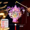Mid Autumn Festival Lantern Palace Shape DIY Lantern Handmade Luminous Lamp Holiday Hanging Light Decor Birthday Gift Lanterns