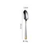 Half Gold Roman 304 Stainless Steel Cutlery Tableware Set Luxury Weeding Holiday Gift Knife Spoon Fork Teaspoon Teafork Service