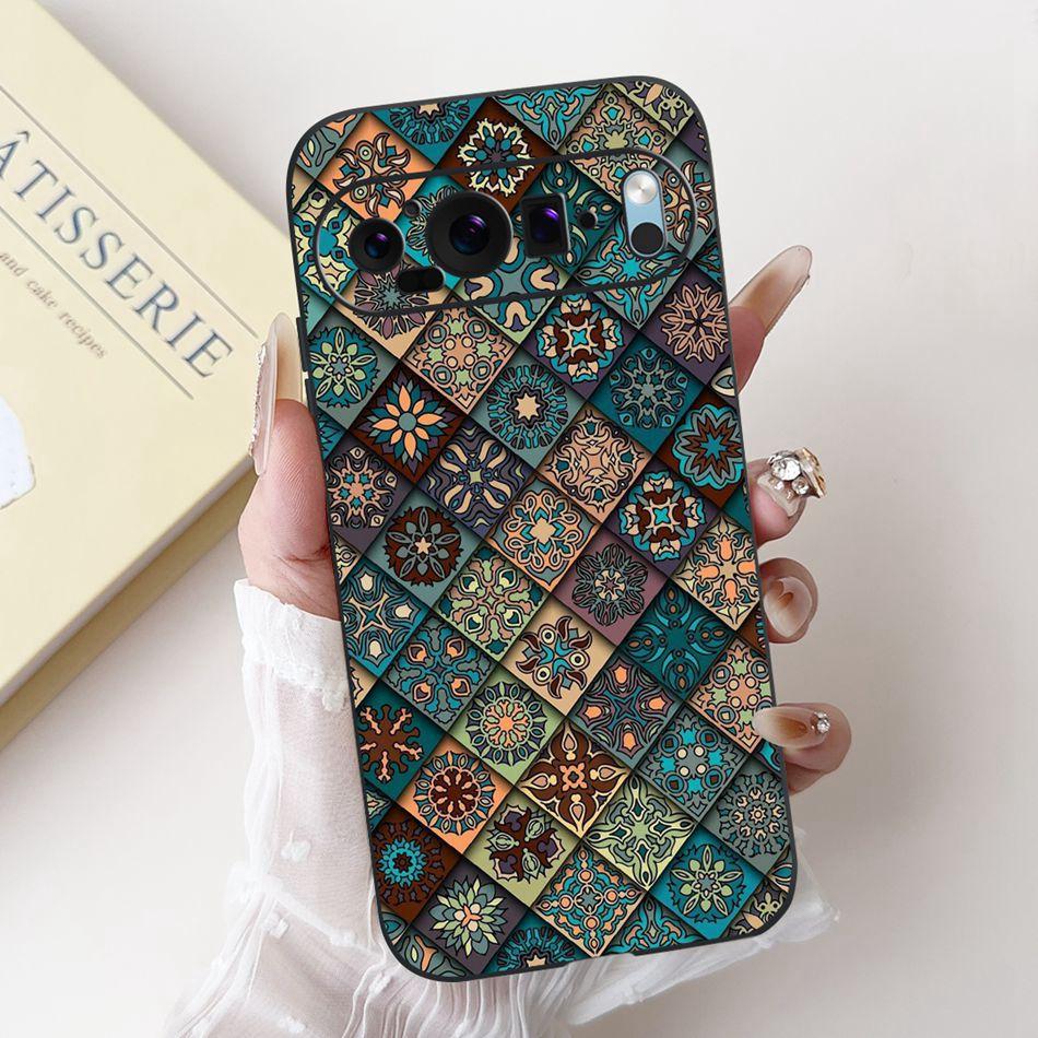 For Google Pixel 9 Pro 9A Pixel9 New Fashion Dusk Beach Painting Phone Case For Google Pixel9A 9 9Pro Black Silicone Soft Case