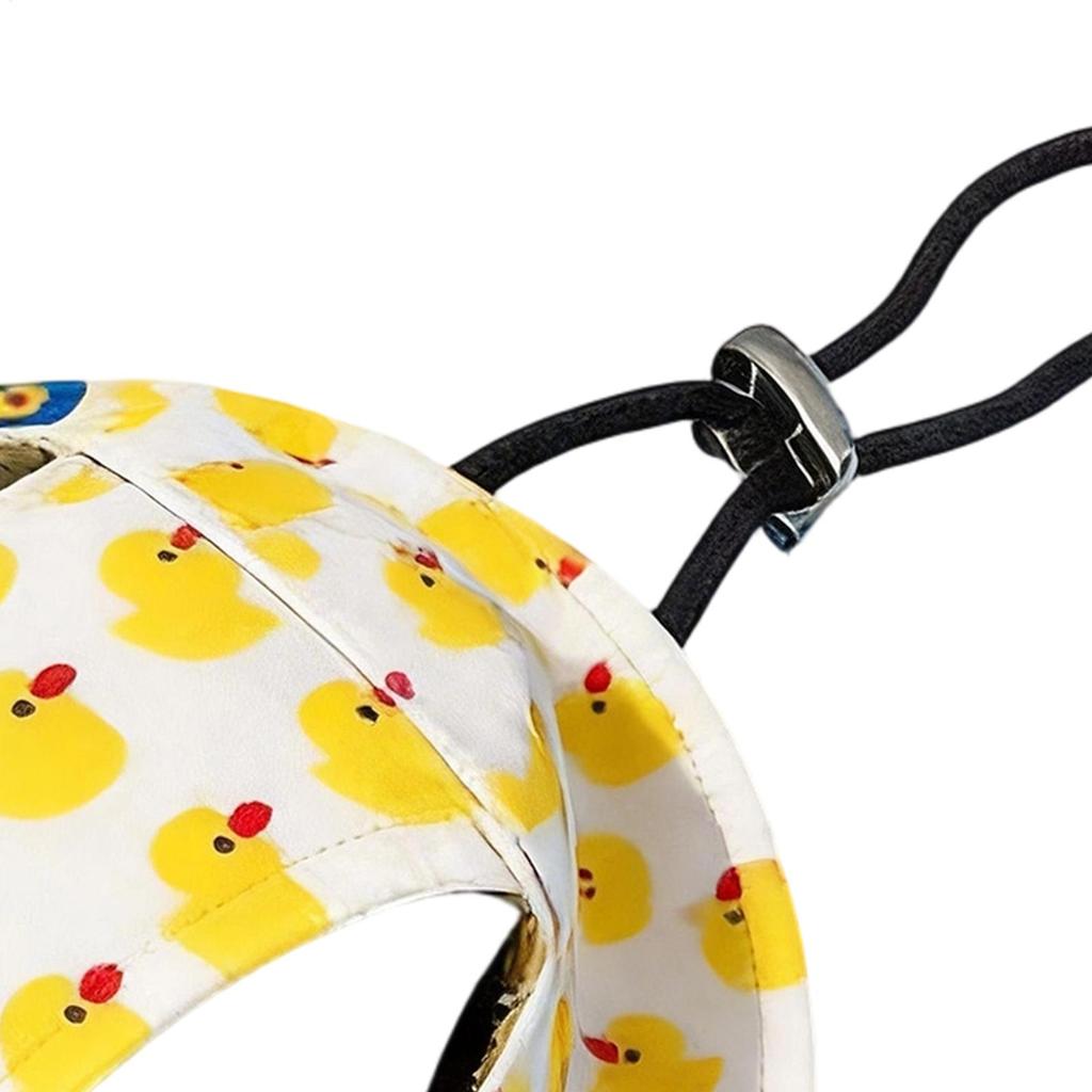 Dog Sun Hat  Adjustable Dog Hat Cute Print Caps Pet Sun UV Protection Hat for Walking Outdoor Activities Hats for Dogs  Cats