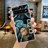Phone Case For Google Pixel 9 8 7 6 9A 8A 7A 6A 5 4 5A 4A 3A Pro XL Soft TPU Transparent Cover Starlit sky planet space art