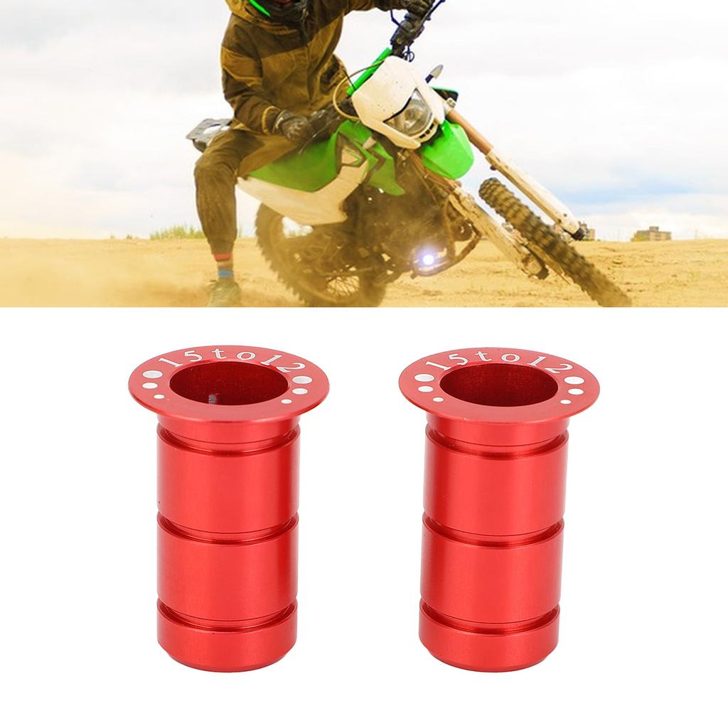 Mountain Road Cycle Hub Thru Axle Adapter 15MM to 12MM Front Thru Axle Adapter Aluminum Alloy
