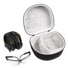 Storage Case Organizers Box for Leight Earmuff and Glasses Hard EVA Case Shockproof Double Zipper Carrying Bag