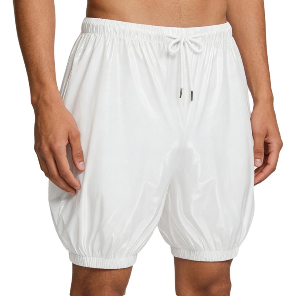 Unisex Adults Waterproof Reusable Diaper Cover Elastic Waistband Drawstring Leak Proof Washable Incontinence Shorts