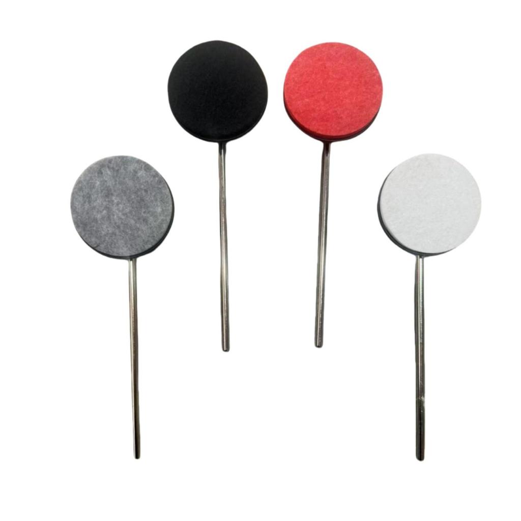 Bass Drum Pedal Beater Head Works with Standard Pedals Felt