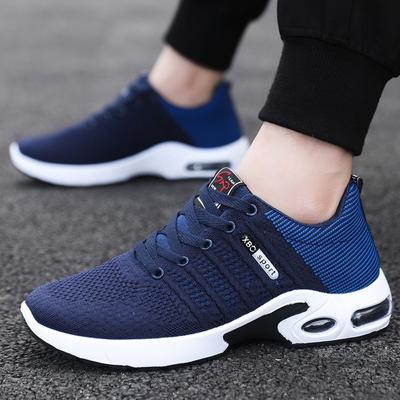 Schuhe Herren neue Luftpolster Herrenschuhe Schnürschuhe leichte Laufschuhe atmungsaktives Mesh weichsohlige Sportschuhe Herren