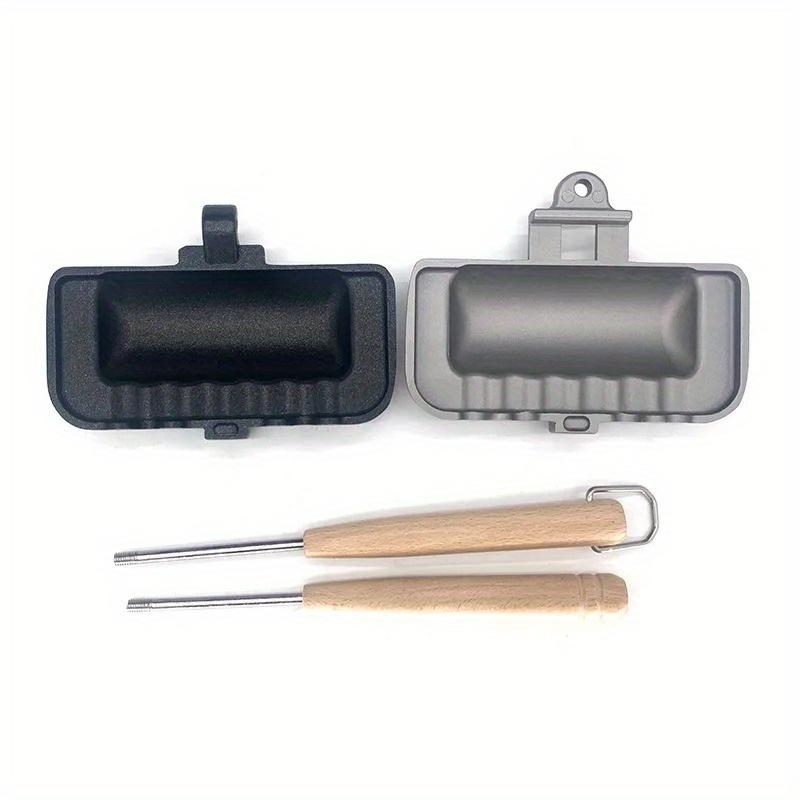 Oboustranná sendvičová pánev Nepřilnavá skládací grilovací pánev na toasty Snídaňový stroj na výrobu palačinek