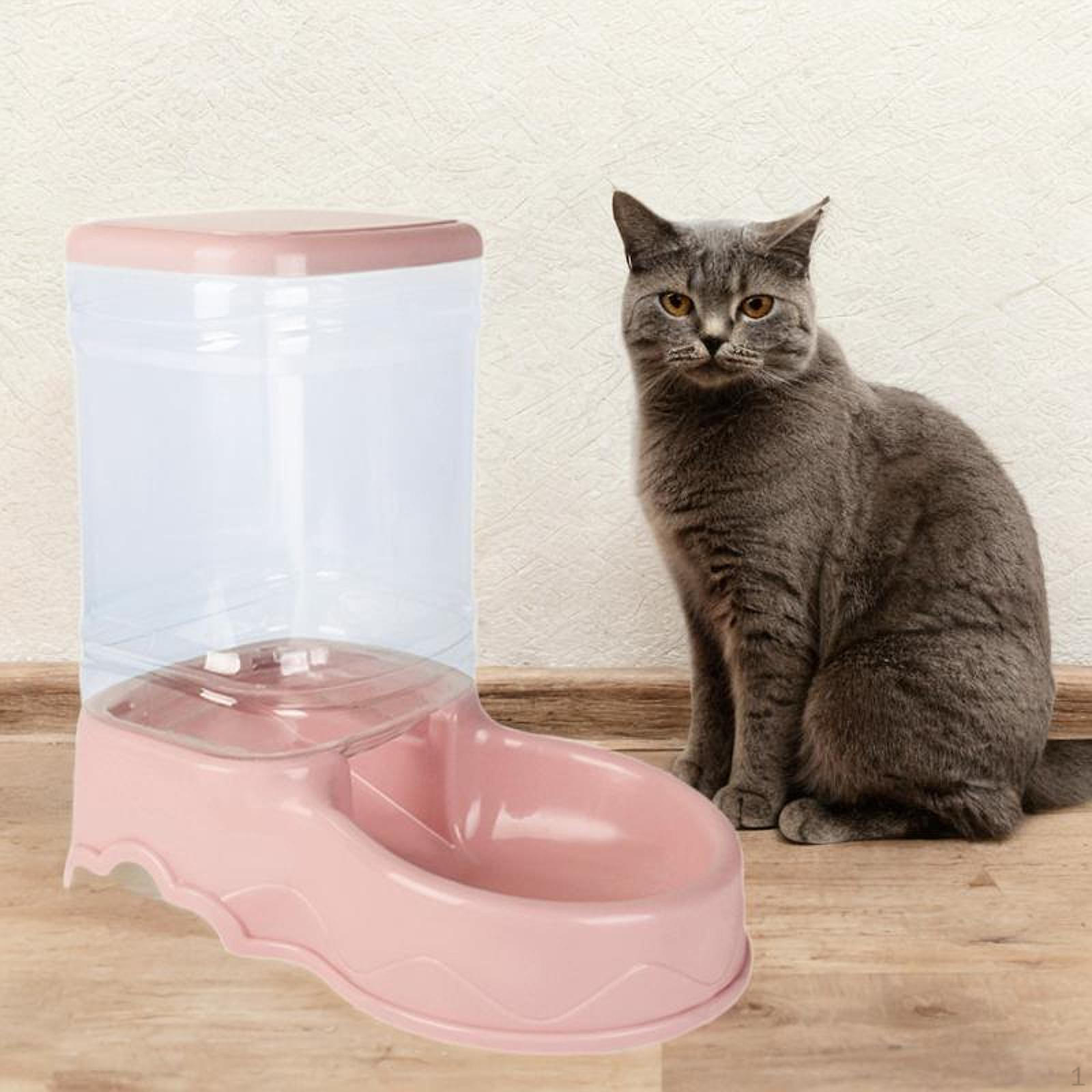 

Набір диспенсерів для їжі та води для пухнастих друзів Food Dispenser Pink