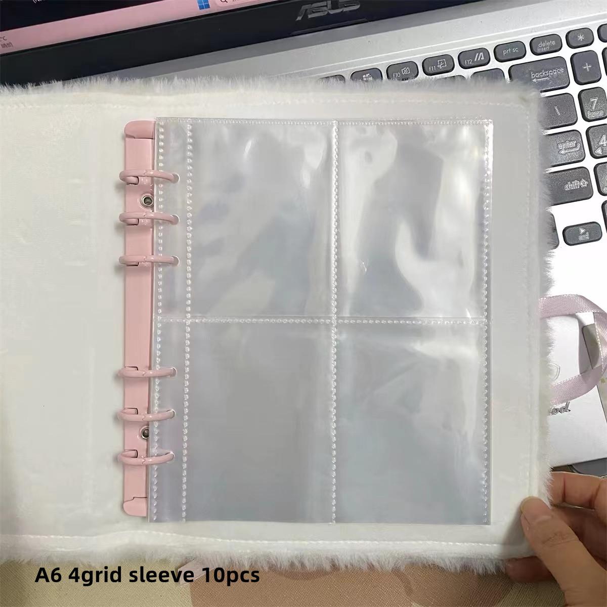 

Милый розовый альбом-звезда для карточек А6, сделай сам, альбом для коллекционирования карточек, 3-дюймовый альбом для хранения открыток